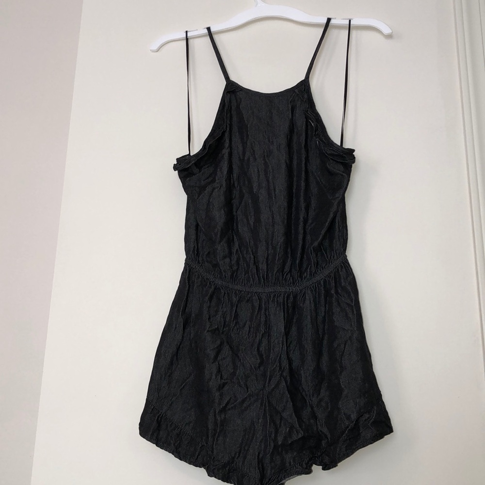 Fashion Nova denim style romper